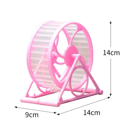 Hamster Running Wheel - Ultra Quiet Anti Jamming Small Animal Exercise Toy - ZOOMNSTORE