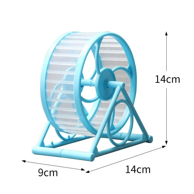 Hamster Running Wheel - Ultra Quiet Anti Jamming Small Animal Exercise Toy - ZOOMNSTORE