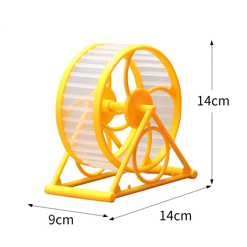 Hamster Running Wheel - Ultra Quiet Anti Jamming Small Animal Exercise Toy - ZOOMNSTORE