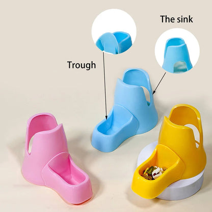 Hamster Water Feeder - 3-in-1 Plastic Pet Hamster Supplies Automatic Feeder Ball - ZOOMNSTORE