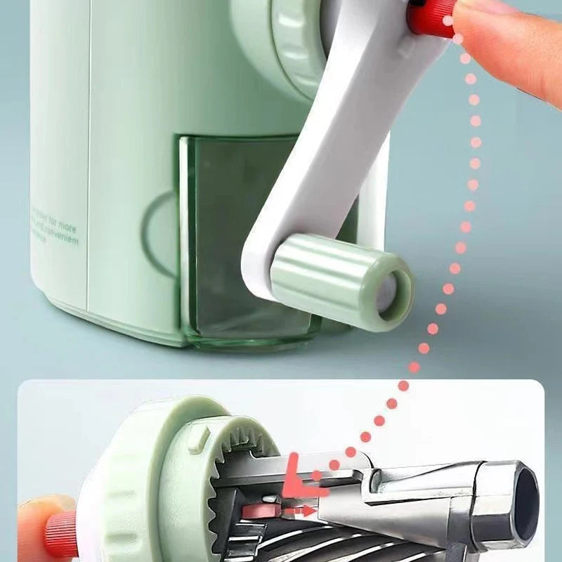 Adjustable Thickness Hand Cranked Pencil Sharpener for Students and Children Automatic Lead Drawing Color Lead Special Sharpenin - ZOOMNSTORE
