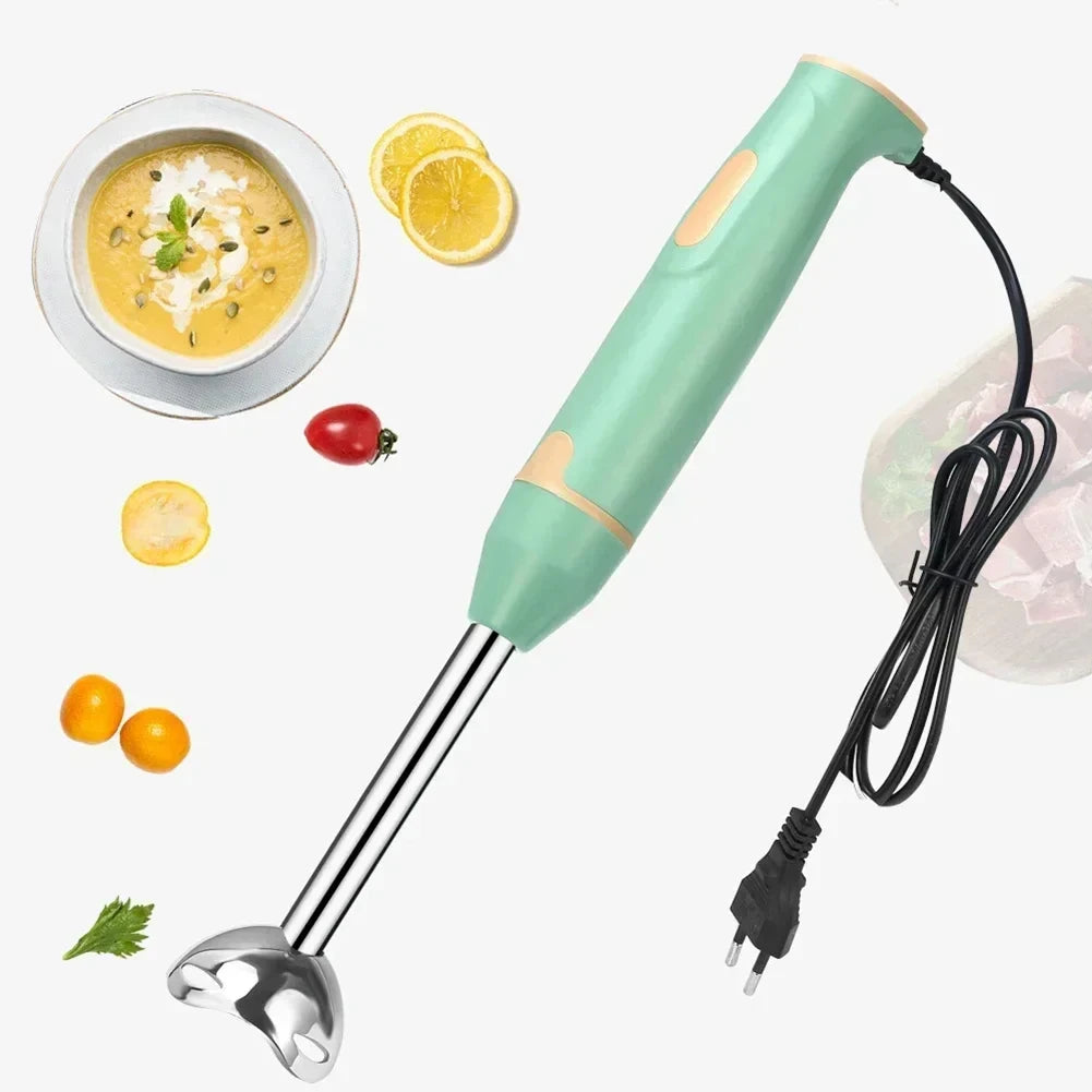 Hand Stick Blender – Immersion Electric Food Mixer With Stainless Steel Blade - ZOOMNSTORE