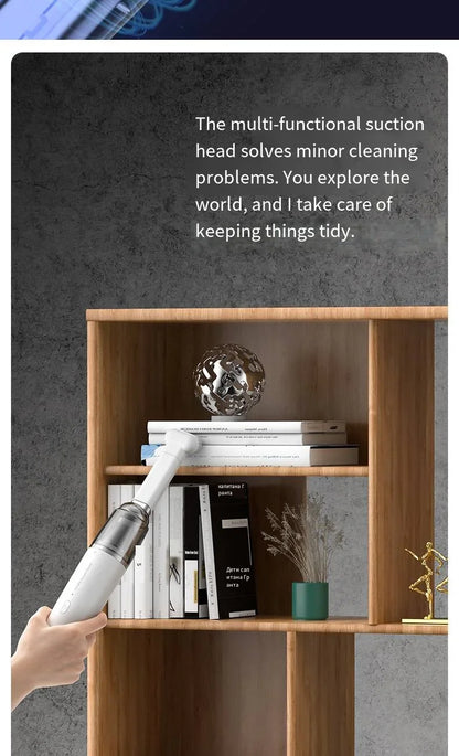 Handheld Car Vacuum - Powerful Suction Mini Car Vacuum Cleaner | Rechargeable Cordless - ZOOMNSTORE