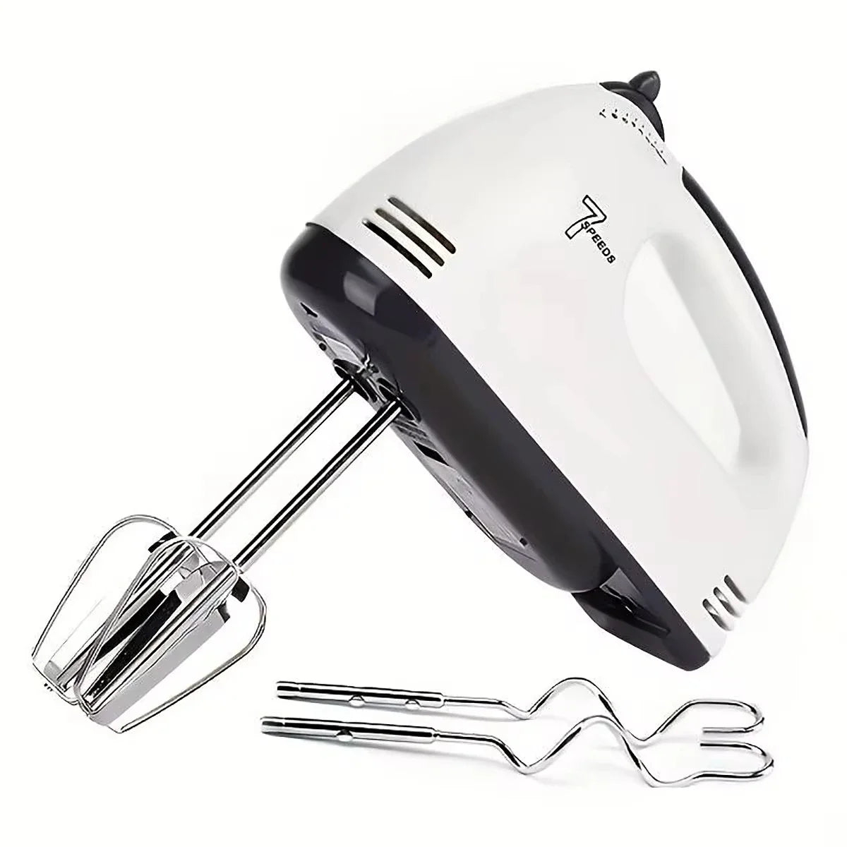 Handheld Electric Egg Beater - 7 Speed Mini Automatic Mixer with EU/US Plug - ZOOMNSTORE