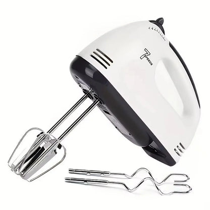 Handheld Electric Egg Beater - 7 Speed Mini Automatic Mixer with EU/US Plug - ZOOMNSTORE