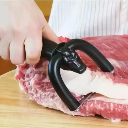 Handheld Meat Slicer - Beef and Pork Fat Trimmer Tool - ZOOMNSTORE