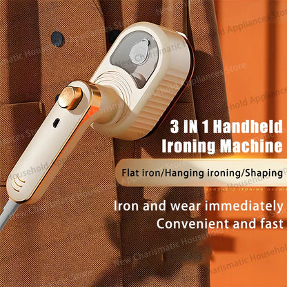 Handheld Steam Iron – Portable Garment Steamer With Stainless Steel Soleplate - ZOOMNSTORE