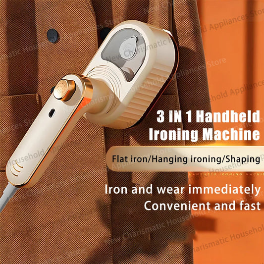 Handheld Steam Iron – Portable Garment Steamer With Stainless Steel Soleplate - ZOOMNSTORE