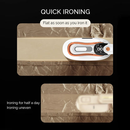 Handheld Steam Iron - Portable Steam Iron With Large Water Tank & Folding Handle - ZOOMNSTORE