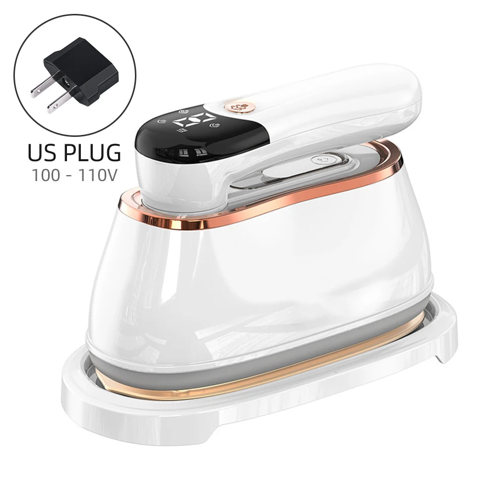 Handheld Steam Iron - Portable Steam Iron With Large Water Tank & Folding Handle - ZOOMNSTORE