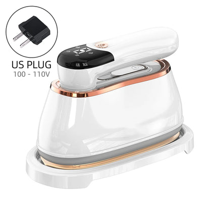 Handheld Steam Iron - Portable Steam Iron With Large Water Tank & Folding Handle - ZOOMNSTORE