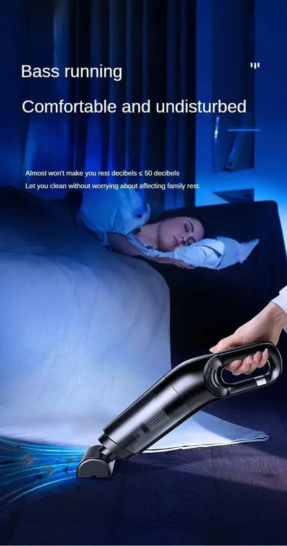 Handheld Home Vacuum Cleaner Rechargeable Portable Vacuum Cleaner Car Home Dual Purpose Wireless Dust Catcher Pet Hair 10000PA - ZOOMNSTORE