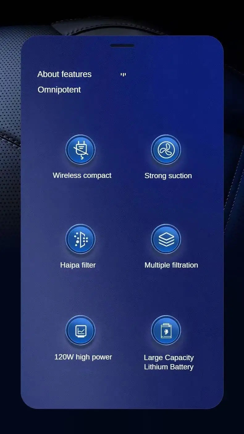 Handheld Home Vacuum Cleaner Rechargeable Portable Vacuum Cleaner Car Home Dual Purpose Wireless Dust Catcher Pet Hair 10000PA - ZOOMNSTORE