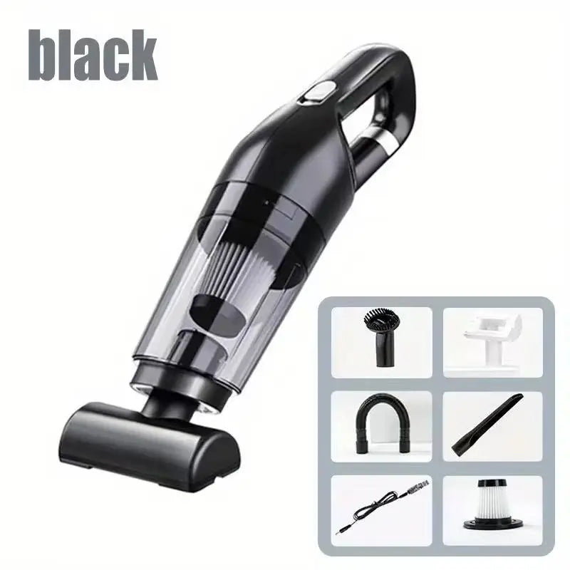 Handheld Home Vacuum Cleaner Rechargeable Portable Vacuum Cleaner Car Home Dual Purpose Wireless Dust Catcher Pet Hair 10000PA - ZOOMNSTORE