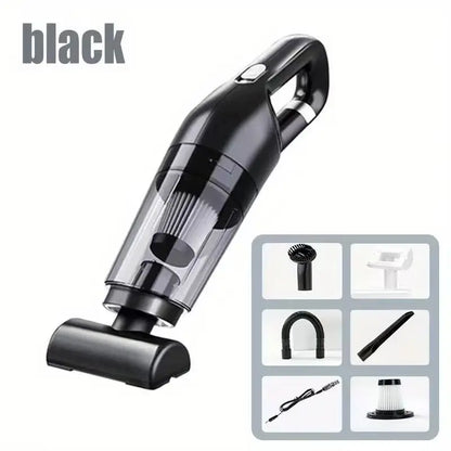 Handheld Home Vacuum Cleaner Rechargeable Portable Vacuum Cleaner Car Home Dual Purpose Wireless Dust Catcher Pet Hair 10000PA - ZOOMNSTORE