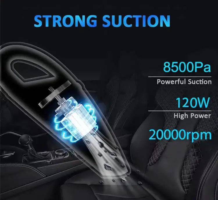 2025 New Handheld Vacuum Cleaner Multi-Function Integrated Machine Home Car Portable Wireless High Suction Gift - ZOOMNSTORE