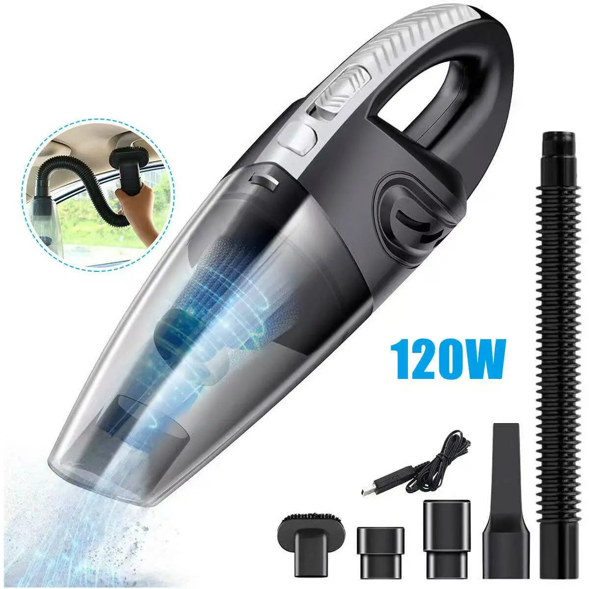 2025 New Handheld Vacuum Cleaner Multi-Function Integrated Machine Home Car Portable Wireless High Suction Gift - ZOOMNSTORE
