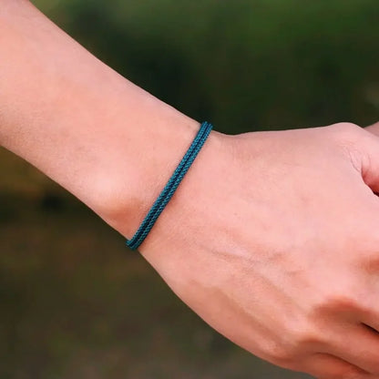 Handmade Adjustable Rope Bracelet for Men - Anniversary Gift for Boyfriend or Husband - ZOOMNSTORE