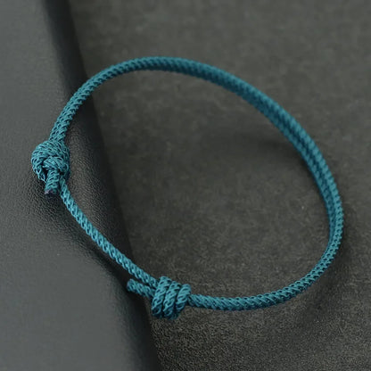 Handmade Adjustable Rope Bracelet for Men - Anniversary Gift for Boyfriend or Husband - ZOOMNSTORE