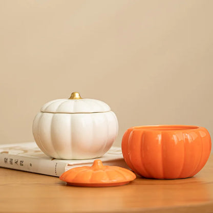 Pumpkin-Shaped Handmade Aromatherapy Candle - Holiday Decor  Gift Decoration - ZOOMNSTORE