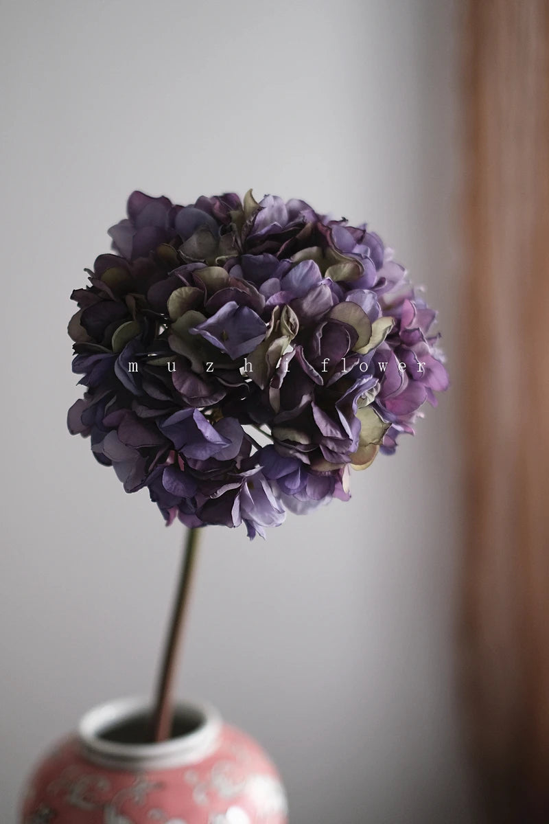 Handmade Silk Hydrangea Flowers for Elegant White and Pink Wedding Decor - ZOOMNSTORE