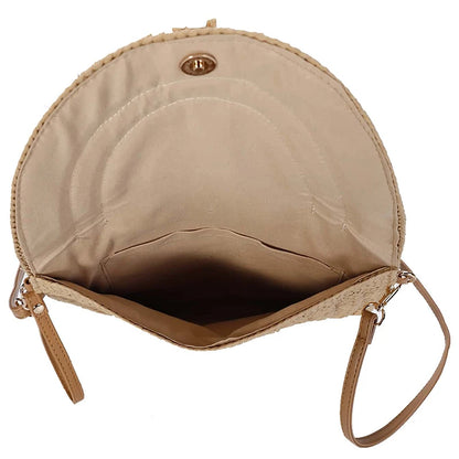 Handmade Raffia Straw Bags - Summer Womens Clutch and Crossbody Purse - ZOOMNSTORE