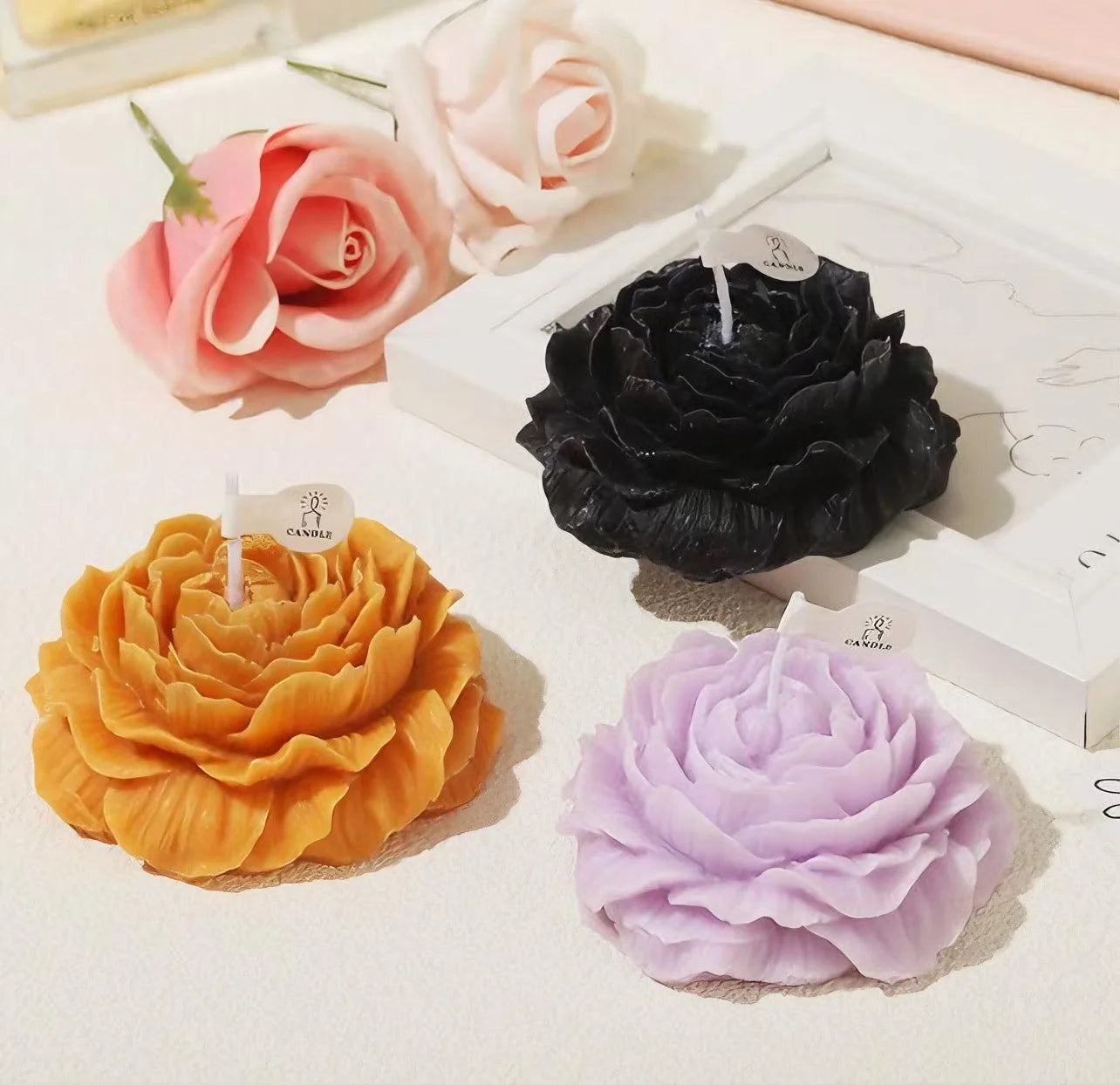 Personalized Handmade Scented Candles - Valentines Day Easter Mothers Day Décor - ZOOMNSTORE