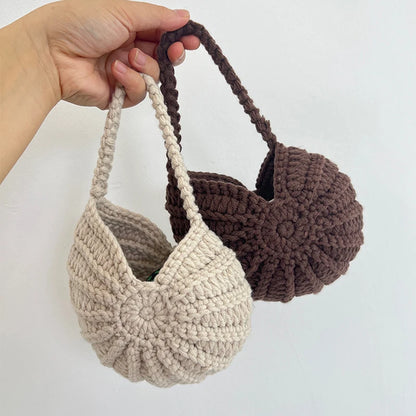 Handmade Seaside Messenger Bag - Womens Crossbody Bag with Conch Shell and Pearls - ZOOMNSTORE