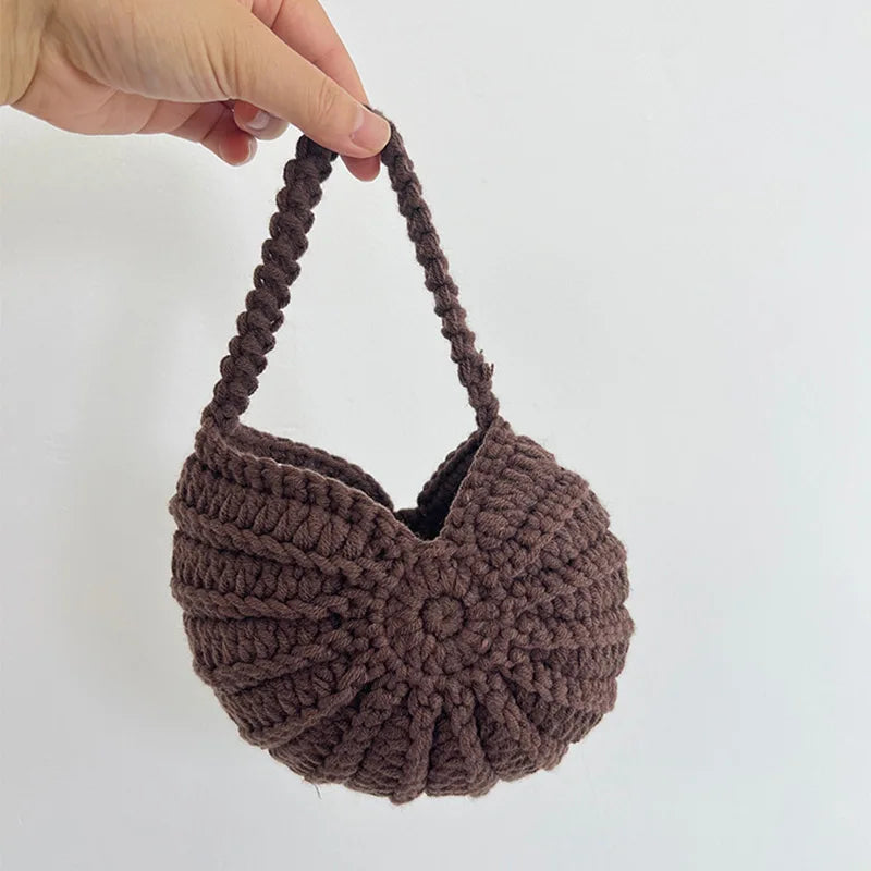 Handmade Seaside Messenger Bag - Womens Crossbody Bag with Conch Shell and Pearls - ZOOMNSTORE