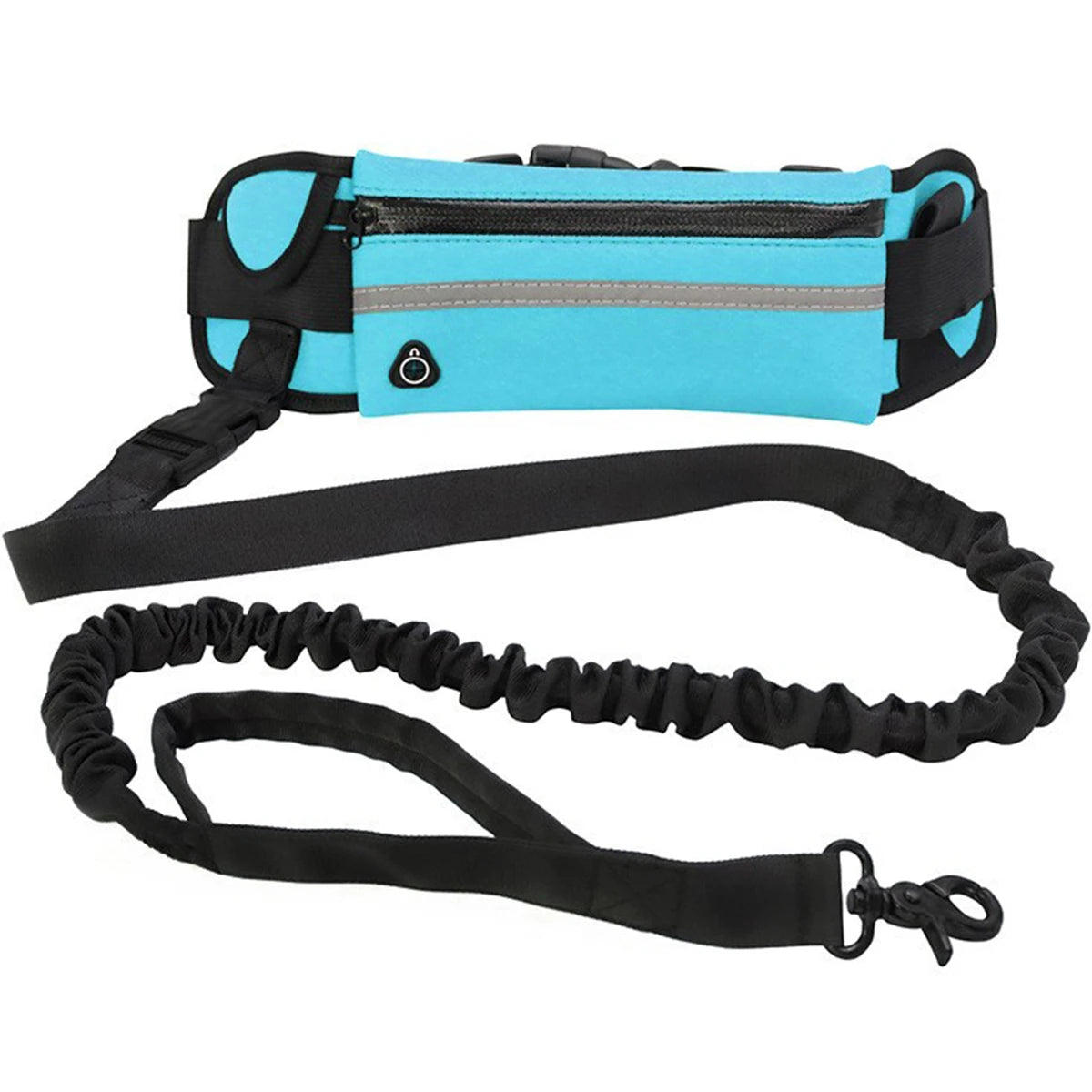 Hands-Free Reflective Dog Leash with Waist Bag - Elastic Belt for Running and Walking - ZOOMNSTORE