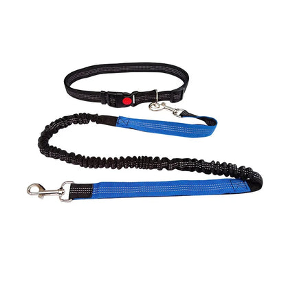 Hands-Free Dog Leash - Adjustable Waist Belt  Chest Strap for Walking Running Jogging - ZOOMNSTORE