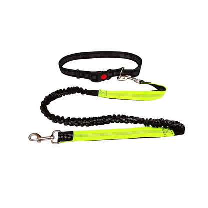 Hands-Free Dog Leash - Adjustable Waist Belt  Chest Strap for Walking Running Jogging - ZOOMNSTORE
