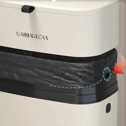 Hanging Trash Can - Stylish Kitchen  Bathroom Waste Bin with Flip Cover - ZOOMNSTORE