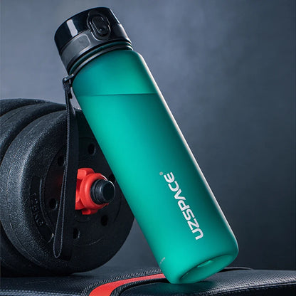 Sports Water Bottle - Leakproof Shaker Portable Gym Bottle | BPA Free Tritan Plastic