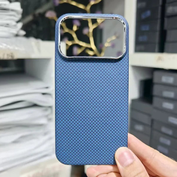 Aramid Fiber Phone Case for iPhone 17 ProPro Max - Super-Thin Anti-Drop Design - ZOOMNSTORE