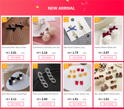 2021 Summer Fairy Non-pierced Ear Clip Double-layer Hollow Shell Flower Clip on Earrings for Women Temperament Elegant Earrings