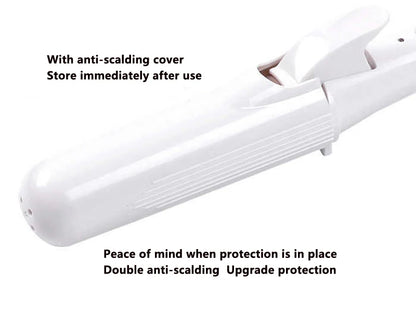 Ceramic Hair Curler - Electric Curling Iron With LCD Temperature Display & Tourmaline Barrel