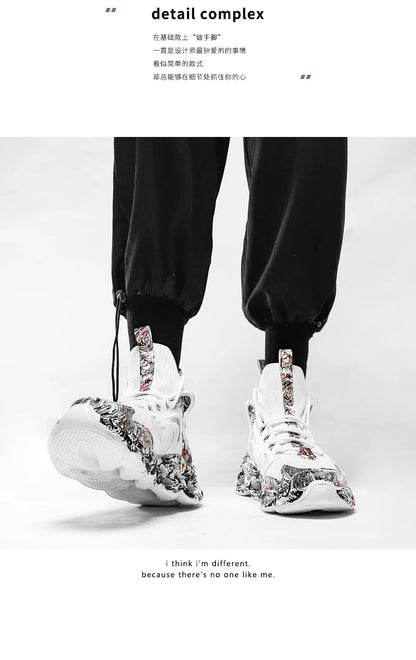 Men Casual Sneakers - Luxury Breathable Trainers Slip-On Running Shoes