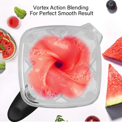 Heavy Duty Commercial Blender - 2200W Timer Mixer Juicer with 2L BPA Free Jar for Smoothies and Food Processing