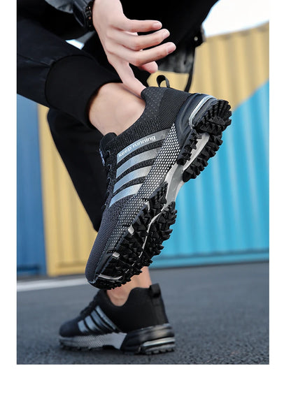 Men's Mesh Breathable Casual Shoes Non-Slip Stable Shock Absorption Lightweight Sneakers Couple Basket Homme 2020 la sportiva