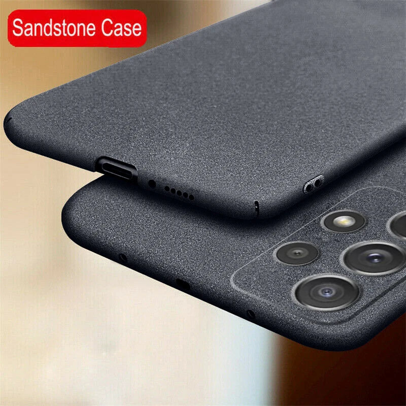 Ultra-Thin Slim Matte Sandstone Case For Samsung Galaxy A17 A55 A54 A53 S26 S25 S22 S23 S24 Ultra Plus Shockproof Hard PC Case
