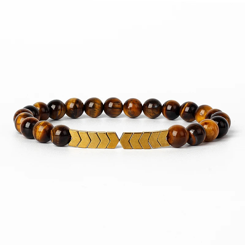 Hematite Magnetic Bracelet Man Weight Loss Bracelet Natural Stone Magnetic Bracelet Slimming Woman Health Care Therapy Jewelry