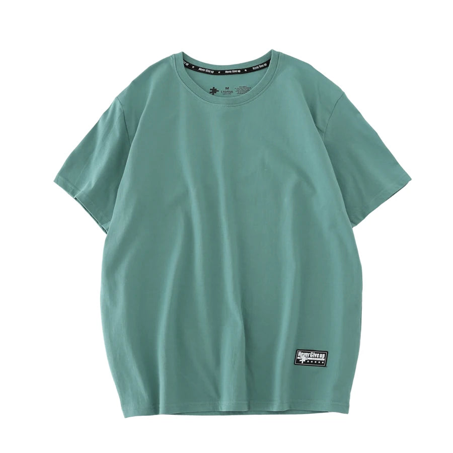 WAVLATII New Women 100% Cotton T shirts Female Green Fashion Oversized Streetwear Short Sleeve Tees Tops for Summer