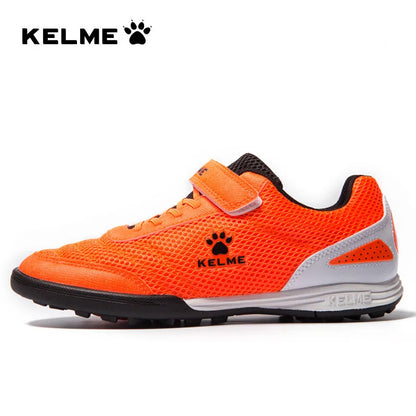 KELME Kid's Soccer Shoes HG Sole Football Boots Soccer Sneakers Light Training Shoes Children Sportswear Brand 6873003