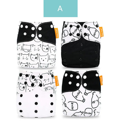 Washable Pocket Diaper – Adjustable Reusable Baby Diaper Cover | Absorbent Ecological Nappy