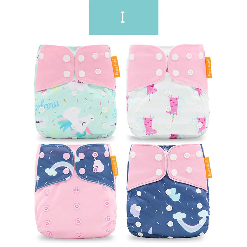 Washable Pocket Diaper – Adjustable Reusable Baby Diaper Cover | Absorbent Ecological Nappy