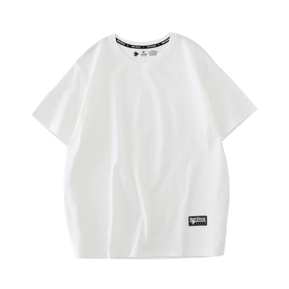 WAVLATII New Women 100% Cotton T shirts Female Green Fashion Oversized Streetwear Short Sleeve Tees Tops for Summer