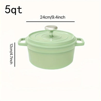 Lightweight Non-Stick Aluminum Soup Pot - Even Heat Distribution for Home  Restaurant Use - ZOOMNSTORE