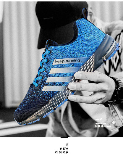 Men's Mesh Breathable Casual Shoes Non-Slip Stable Shock Absorption Lightweight Sneakers Couple Basket Homme 2020 la sportiva