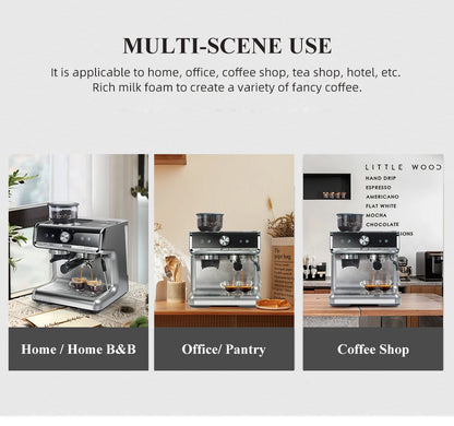 HiBREW Barista Pro Espresso Machine - 20 Bar Bean to Cup Coffee Maker for Cafes and Restaurants - ZOOMNSTORE